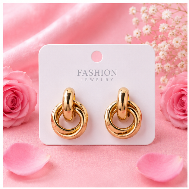 Golden elegant Studs