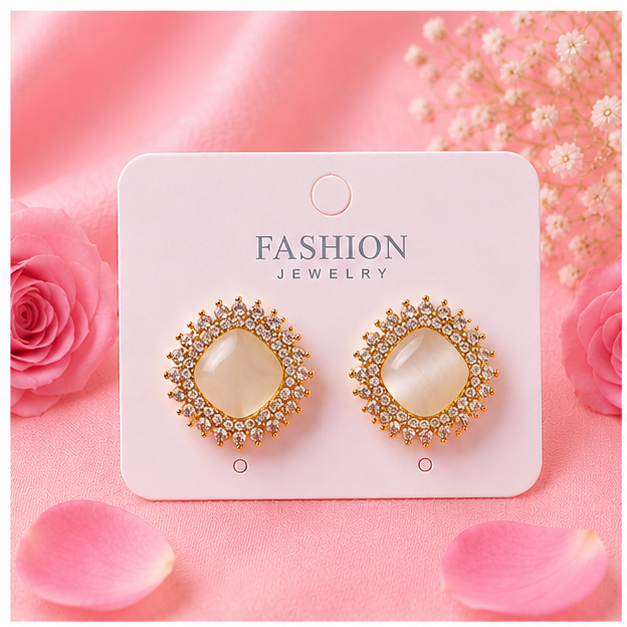 Cubic Zirconia, crystal, pearl