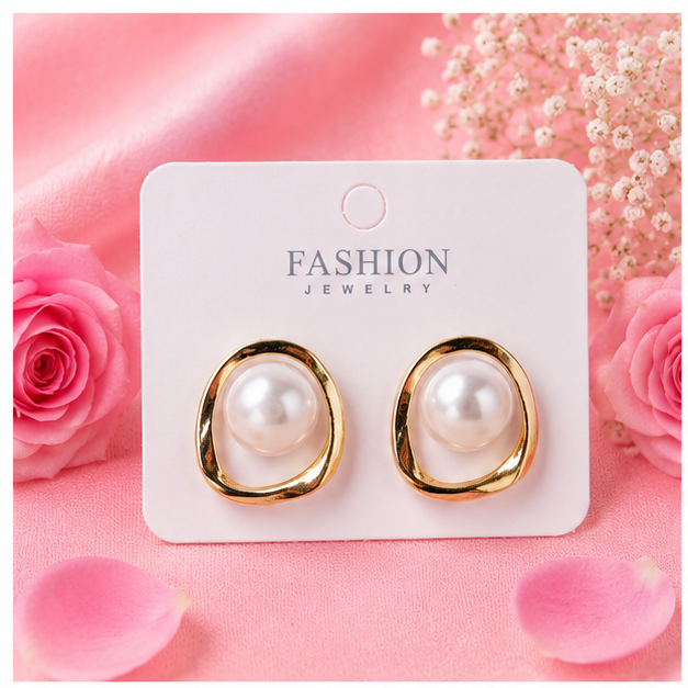 Pearl Earrings for women Gold - plated pearl earrings